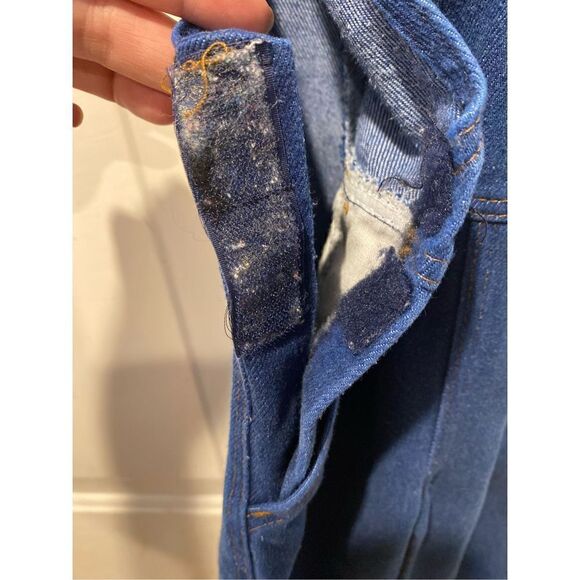 Vintage Wrangler Kids 4T denim overalls Quality Integrity Made in USA - Picture 7 of 11